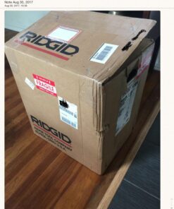 RIDGID 26998 Model K-400 Drain Cleaning 120-Volt Drum Machine Kit with C-45IW 1/2" x 75' Cable, White, Black, Red 31 71K4w2zvDDL