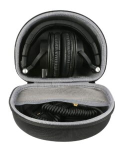 for Audio-Technica ATH-M50x ATH-M50xMG ATH-M50xRD ATH-M40x ATH-M30x ATH-M70x Professional Studio Monitor DJ Headphones Headset Hard Carrying Travel Case Bag by co2CREA 19 71K5Mc9NZL