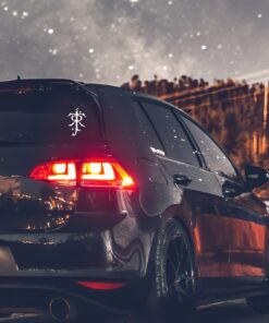 Bargain Max Decals - LOTR Tolkien Monogram Sticker Decal Notebook Car Laptop 5" (White) 12 71K5Q9SsefL