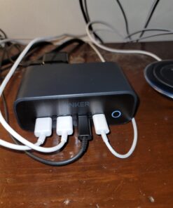 Anker 525 Charging Station, 7-in-1 USB C Power Strip for iphone13/14, 5ft Extension Cord with 3AC,2USB A,2USB C,Max 65W Power Delivery Desktop Accessory for MacBook Pro, Home, Office (Phantom Black) Phantom Black-Round Extension Cord 33 71K6EVi4foL