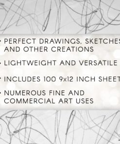 Darice 9”x12” Artist’s Tracing Paper, 100 Sheets – Translucent Tracing Paper for Pencil, Marker and Ink, Lightweight, Medium Surface (97490-3) 13 71K7BgOPDEL