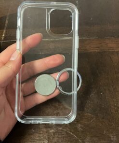 OtterBox iPhone 12 & iPhone 12 Pro Symmetry Series Case - CLEAR, ultra-sleek, wireless charging compatible, raised edges protect camera & screen 24 71K7Seodt L