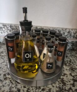 Wink Chemist's Spice Rack, 14 Piece Chemistry Spice Rack Set 27 71K8b3hkoNL