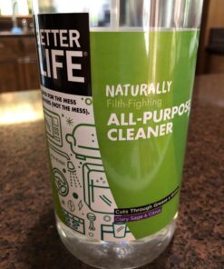 Better Life All Purpose Cleaner - Multipurpose Home and Kitchen Cleaning Spray for Glass, Countertops, Appliances, Upholstery & More - Multi-surface Spray Cleaner - 32oz (Pack of 2) Unscented Unscented 32 Ounce (Pack of 2) 30 71K9bfQKXKL 1
