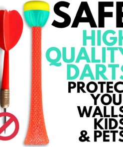 Doinkit Darts - Magnetic Dart Board - 3 Premium Designs - Kid Safe Durable Doinkit Magnetic Darts - Fun Indoor Wall Game for Boys and Girls or Adult Game Room Original Dartboard 20 71KA1uVM9kL