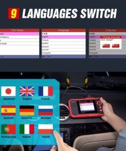 LAUNCH CRP123 OBD2 Scanner 2024 Newest Elite Code Reader Engine/ABS/SRS/Transmission Car Diagnostic Tool, ABS Code Reader, SRS Scan Tool, Check Engine Code Reader, Lifetime Free Update Scan Tool 30 71KBchL2xPL