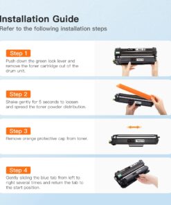 E-Z Ink (TM) TN227 Compatible Toner Cartridge Replacement for Brother TN227 TN227BK TN223 TN-227BK/C/M/Y High Yield to use with HL-L3270CDW HL-L3230CDW HL-L3210CW HL-L3290CDW MFC-L3710CDW (4 Pack) TN227BK, TN227C, TN227M, TN227Y 11 71KBsrmSaL