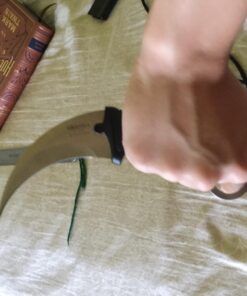 Vulcan Gear Tactical Hawkbill Karambit Knife with Sheath and Cord Silver blade 1. Silver 56 71KCjquE xL
