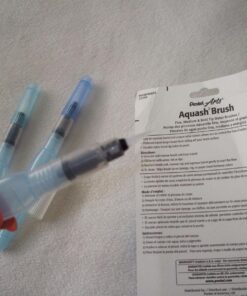 Pentel Arts Aquash Water Brush Assorted Tips, Pack of 3 (FRHBFMBP3) 3 Pack Assorted 44 71KCyj70uML