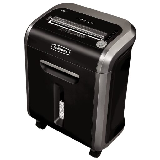 Fellowes ‎Powershred 79Ci 16-Sheet 100% Jam-Proof Crosscut Paper Shredder for Office and Home, Black/Dark Silver 3227919 16 Sheet