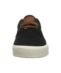 POLO RALPH LAUREN Faxon Low-Top Canvas Sneaker 7.5 Polo Black Cream Canvas 13 71KDsP6ZYoL