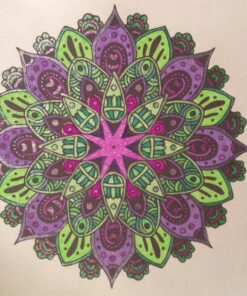 Mandala Coloring Book: 100+ Unique Mandala Designs and Stress Relieving Patterns for Adult Relaxation, Meditation, and Happiness (Magnificent Mandalas) Paperback, Large Print 115 71KE0EzFUZL