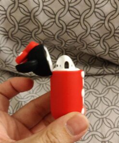 iFiLOVE Compatible with Airpods Case, Cute Cartoon Airpods Cover, Minnie Mouse Soft Silicone Shockproof Protective Case Cover Skin with Ring Buckle Holder for Apple Airpods 1 & 2 Charging Case(#2) #2 36 71KEX5AEHYL