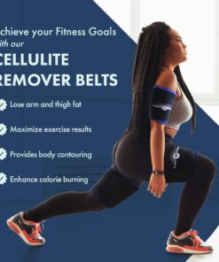 WeightLoss-Solutions Thigh Trimmer Sweat Wrap Sauna Belts to Reduce Cellulite, Thigh Fat, and Jiggly Arm Fat. Increase Heat, Sweat, and Circulation to Burn Fat, Smooth, Firm and Tone Black 15 71KEnLLun5L