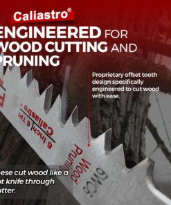 Caliastro 6-Inch Wood Cutting & Pruning Saw Blades for Reciprocating/Sawzall Saws - 8 Pack 8-Pack 9 71KEtPwMaSL