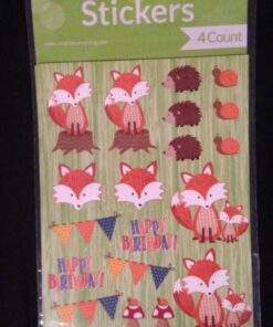 Alternative view of Forest Fox Value Stickers 4 Sheets Per Pack