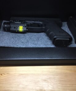 BARSKA AX11620 Biometric Fingerprint Mini Security Home Safe Box 0.29 Cubic Ft, Black, 12" x 8" x 7.75" Front Opening Compact 0.23 CU FT 37 71KG4Gb9SKL