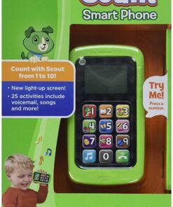 LeapFrog Chat and Count Smart Phone, Scout, Green 16 71KGQCBBDNL