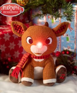 Rudolph the Red - Nosed Reindeer - Stuffed Animal Plush Toy with Music & Lights Rudolph 18 71KGeyYjRTL