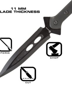 REAPR 11003 Survival Spear, Stainless Steel Hunting Spear, Tactical Throwing Spear, Nylon-Fiberglass Tactical Spear Handle, Decisive Hunting Gear 28 71KHKp2llNS