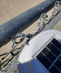 DBF Outdoor Solar Gutter Lights【Upgraded Version】 Solar Fence Post Lights Wall Mount Decorative Deck Lighting Auto On/Off Solar Landscape Lights for Eaves Yard Garden Highlight Gate (Pack of 6) White 33 71KHTNPtHKL