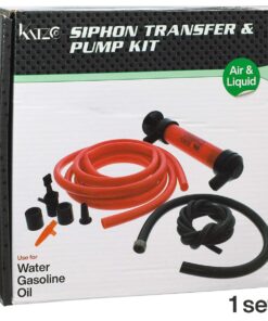 Alternative view of Katzco Liquid Transfer, Siphon Hand Pump - 2 Hoses, 50 x .5 Inches - for Gas, Oil, Air, Chemical Insecticides, and Other Fluids