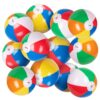 12-Pack Rainbow Inflatable Beach Balls Bulk for Kids & Adults I Inflatable Pool Party Favors Swimming Pool Toys I Kids Beach Toys for Beach Games I Kids Summer Toys Water Balls I Toddler Pool Toys Set