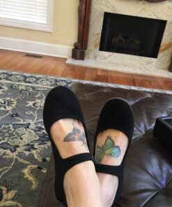 Alternative view of Shoes 18 Womens Cotton China Doll Mary Jane Shoes Ballerina Ballet Flats Shoes 7 114 Black Canvas