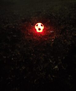 GlowCity Glow in The Dark Soccer Ball- Light Up, Indoor or Outdoor Soccer Balls with 2 LED Lights and Pre-Installed Batteries - Gift Ideas for Teen Boys and Girls Official (Size 5) - Red 43 71KIsuodMBL
