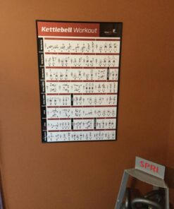 NewMe Fitness Workout Posters for Home Gym - Exercise Posters for Full Body Workout - Core, Abs, Legs, Glutes & Upper Body Training Program Kettlebell 1 26 71KK21eNsL