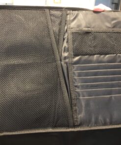 EXLIFBAG File Organizer, Fireproof File Box with Lids, Important Document Organizer Box with Lock, Portable File Folder Organizer with Handle Black 1 Layer 79 71KK24QQkGL