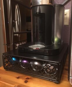 RECAPS Coffee Pod Holder Pod Drawer Storage Pods Holder Coffee Capsules Kitchen Organizer Compatible with Vertuoline Vertuo Stores 40 Capsules Black Color Cast Iron 37 71KK4W3l2L