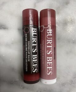 Burt's Bees Lip Tint Balm Stocking Stuffers Gifts, Long Lasting 2 in 1 Duo Tinted Balm Formula, Color Infused with Hydrating Shea Butter for a Natural Looking Buildable Finish, Red Dahlia (2-Pack) Red Dhalia 2 Count (Pack of 1) 31 71KKmiUYFcL