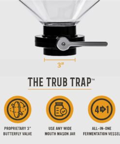 Craft A Brew - The Catalyst Fermentation System - 6.5 gal Conical Fermenter for Beer Home Brewing and Wine Making 20 71KLGzFJTwS