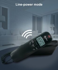 AT&T TR1909B Trimline Corded Phone with Caller ID, Black 22 71KLWCPmSL