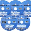 FlightGear Flight Simulator 2022 X Premium DELUXE Edition Flight Sim 5 Disc DVD CD Set Compatible with Microsoft Windows 11 10 8.1 8 7 Vista PC & Mac OS | 600+ Aircraft & FULL Worldwide Scenery!