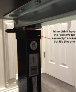 Drive Medical 13067 Adjustable Non Tilt Top Overbed Table With Wheels for Hospital and Home Use, Standing Desk, Walnut Silver Vein 33 71KMXITpNWL