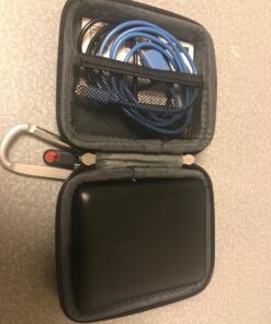 Hermitshell Hard EVA Travel Case Fits Anker PowerCore 13000 Portable Charger - Compact 13000mAh 2-Port Ultra Portable Phone Charger Power Bank (Black) Black 34 71KMa9r7TcL