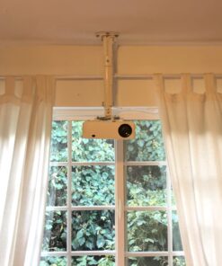 Mount-It! Ceiling Projector Mount | Full Motion and Height Adjustable from 14.5-21.5 Inches | Universal Bracket Fits Epson, Optoma, Benq, and Viewsonic Projectors | 30 Lbs Capacity (Medium) Medium 29 71KMzhTNfNL