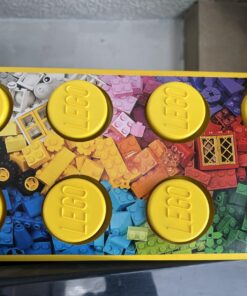 LEGO Classic Large Creative Brick Box 10698 Building Toy Set for Back to School, Toy Storage Solution for Classrooms, Interactive Building Toy for Kids, Boys, and Girls Standard 46 71KNJdTos9L