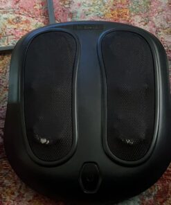 Nekteck Foot Massager with Heat, Shiatsu Heated Electric Kneading Foot Massager Machine for Plantar Fasciitis, Built-in Infrared Heat Function and Power Cord (Black) Black 31 71KNRBvwSFL