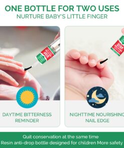 Alternative view of Nail Biting Treatment for Kids, Natural Thumb Sucking Stop for Kids Effective Prevent Kids Sucking Thumb and Biting Nail, No Biting Nail Polish Original