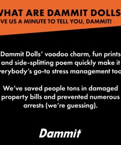 Dammit Doll - Classic Random Color, Stress Relief - Gag Gift - 1 Doll 26 71KOKiGtJSL