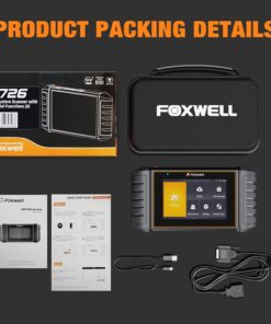 FOXWELL NT726 All System OBD2 Scanner Diagnostic Tool with 12 Services Automotive Diagnostic Code Reader Scan Tool with Oil/EPB/BMS/SAS/TPMS/ABS Bleeding/Injector Coding/Throttle Reset/Air Suspension 23 71KOZIqBHzL