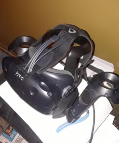 AMVR VR Stand,VR Headset Display Holder for HTC Vive Headset or HTC Vive Pro Headset and Controllers Black 63 71KP7oU3pbL