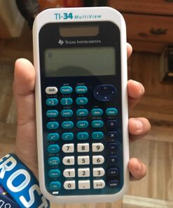 Texas Instruments TI-34 MultiView Scientific Calculator Blue, White Single Pack 39 71KQSZ4ZuFL