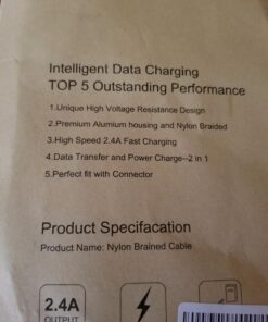 BrexLink USB C Cable, Type C Charger USB 3A Charging Cable Fast Charge for Samsung Galaxy S22 Plus Ultra S21 S22 Plus, Moto G7 G8, Other USB Type c Charger (6.6ft+6.6ft, Grey)… 6.6ft+6.6ft 53 71KRLu7mTHL