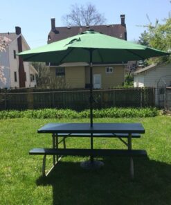 Lifetime 22123 Folding Picnic Table, 6 Feet, Hunter Green 33 71KRO5kleaL