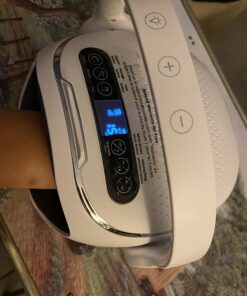 Snailax Upgraded Hand Massager with Heat, Compression, Cordless Hand Massager TooL for Arthritis and Carpal Tunnel, White Noise Machine, Night Light, Bluetooth Speaker, Gifts for Women,Men,App Control Upgraded 423APP 45 71KRWizIfTL
