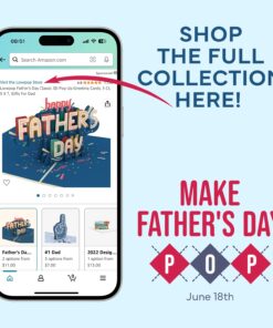 Lovepop #1 Dad Pop Up Card - 3D Card, Father's Day Cards, Card for Dad, Happy Father's Day Card, Dad Pop Up Card, Birthday Card 12 71KRfpen9FL 5